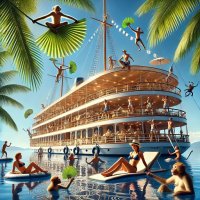 DALL·E 2025-01-11 20.39.23 - A luxurious ship floating on calm blue waters under a bright sky....jpg